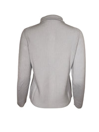 HUBERT GASSER HORIZONTAL RIB CARDIGAN - PALE BLUE