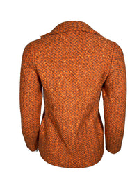 ANNECLAIRE KNIT JACKET - ORANGE