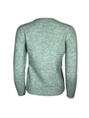 KANGRA ALPACA BLEND CREW SWEATER - ACQUA