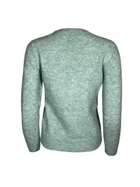 KANGRA ALPACA BLEND CREW SWEATER - ACQUA