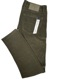 TRAMAROSSA MEN'S STRETCH CORDUROY PANTS - OLIVE