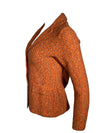 ANNECLAIRE KNIT JACKET - ORANGE