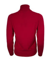 REPEAT CASHMERE TURTLE NECK SWEATER - RUBY