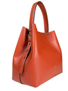 CUOIERIA FIORENTINA CANDY BUCKET BAG - BRICK