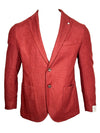 L.B.M. 1911 TAILORED WOOL TWILL SPORT COAT - BORDEAUX