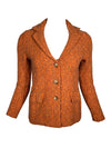 ANNECLAIRE KNIT JACKET - ORANGE