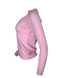 REPEAT CASHMERE V-NECK SWEATER - PINK