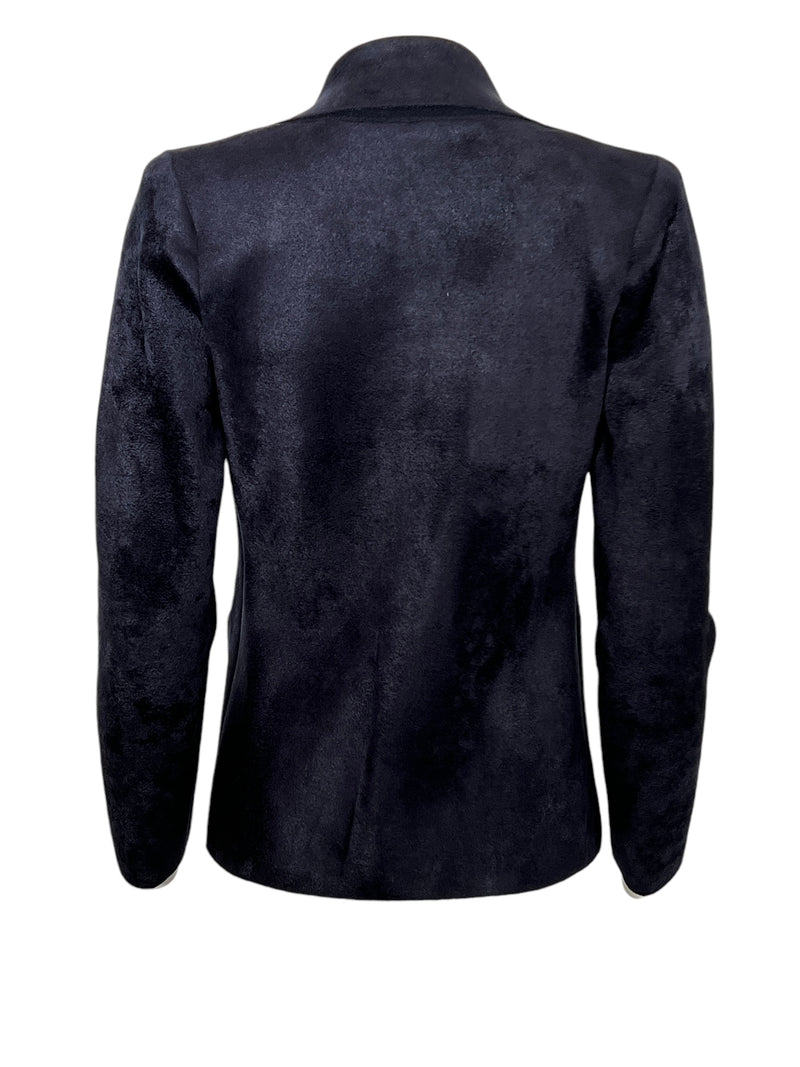 D.EXTERIOR VELOUR JACKET - BLUE