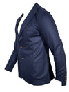 ELEVENTY MEN'S WOOL FLANNEL SPORT JACKET - NAVY