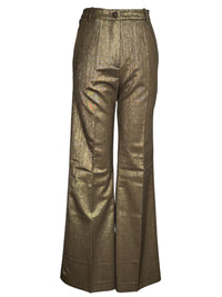 ROSSO 35 BOOTCUT TROUSERS - METALLIC GOLD