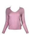 REPEAT CASHMERE V-NECK SWEATER - PINK