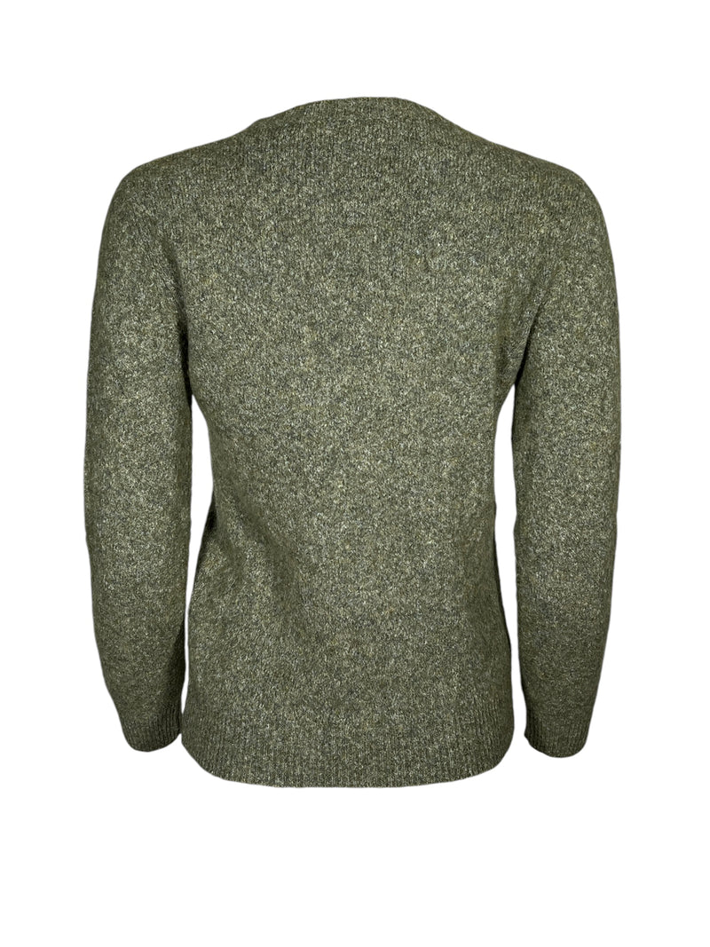 KANGRA ALPACA BLEND CREW SWEATER - MILITARE