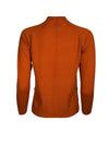 KINROSS HI LOW RIB TRIM FUNNEL SWEATER - BRANDY