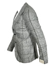 L.B.M. 1911 UNLINED TAILORED SPORT COAT - LIGHT GREY/OLIVE PLAID