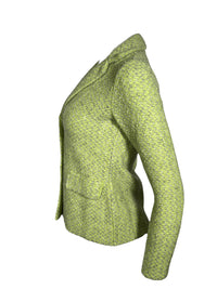 ANNECLAIRE KNIT JACKET - GREEN