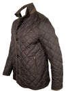 WATERVILLE QUILTED LINED JACKET - BROWN