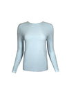 HUBERT GASSER ROUND NECK LONG SWEATER - LIGHT BLUE