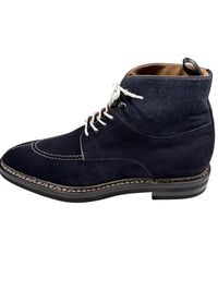 CASTORI MEN'S FELT & VELOUR BOOT - NAVY