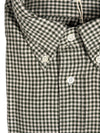 HARTFORD MEN'S CASUAL GINGHAM SHIRT - GREEN & IVORY