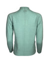 KINROSS HI LOW RIB TRIM FUNNEL SWEATER - SPA