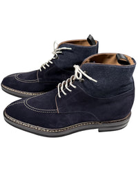 CASTORI MEN'S FELT & VELOUR BOOT - NAVY