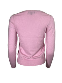 REPEAT CASHMERE V-NECK SWEATER - PINK