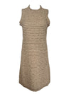 D.EXTERIOR SLEEVELESS KNIT DRESS - NOCCIOLA