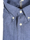 HARTFORD MEN'S CASUAL FLANNEL SHIRT - NAVY