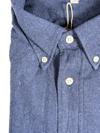 HARTFORD MEN'S CASUAL FLANNEL SHIRT - NAVY