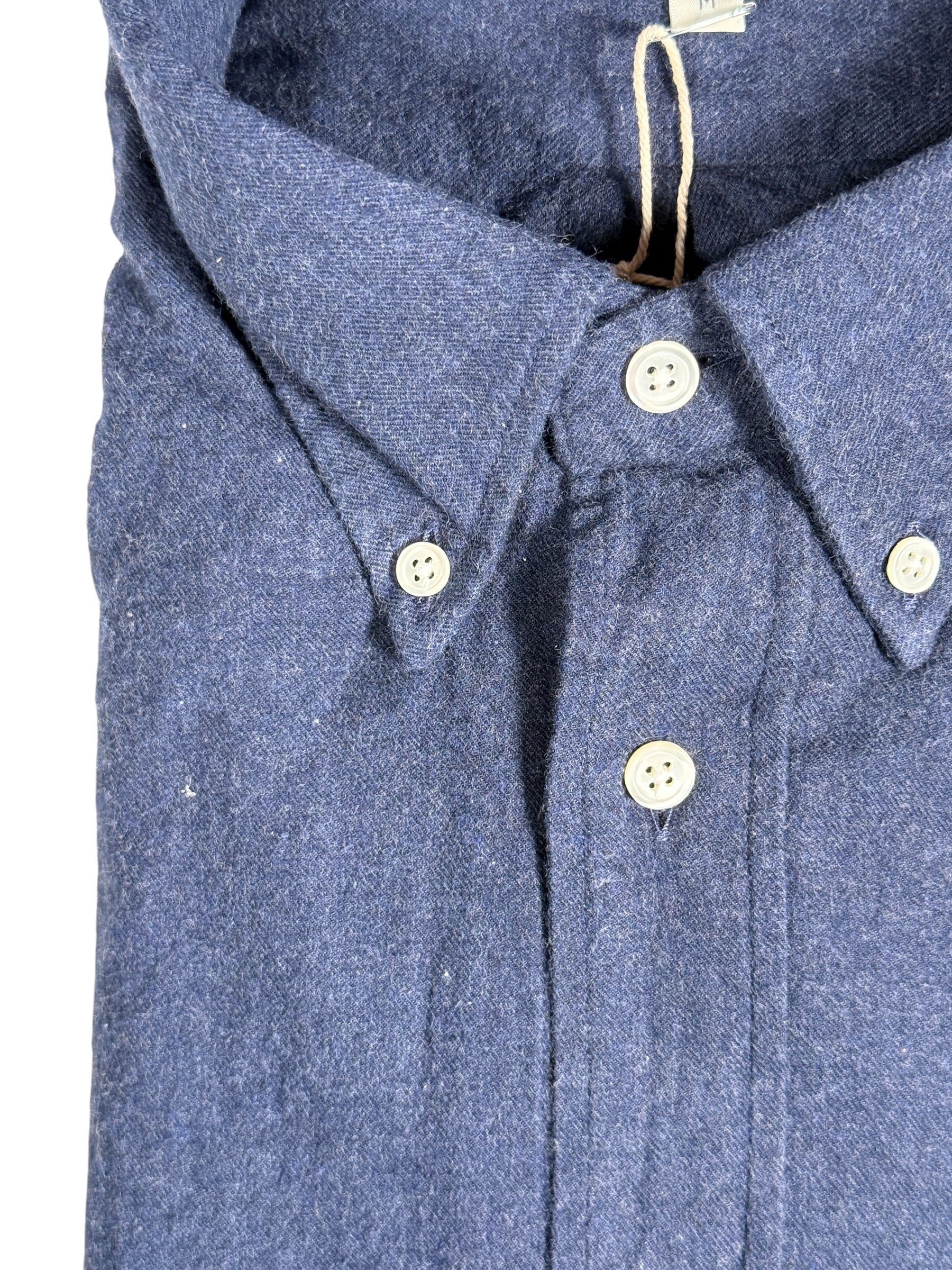 HARTFORD MEN'S CASUAL FLANNEL SHIRT - NAVY