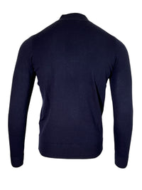 ALAN PAINE CAIRNS 1/4 ZIP SWEATER - DARK NAVY