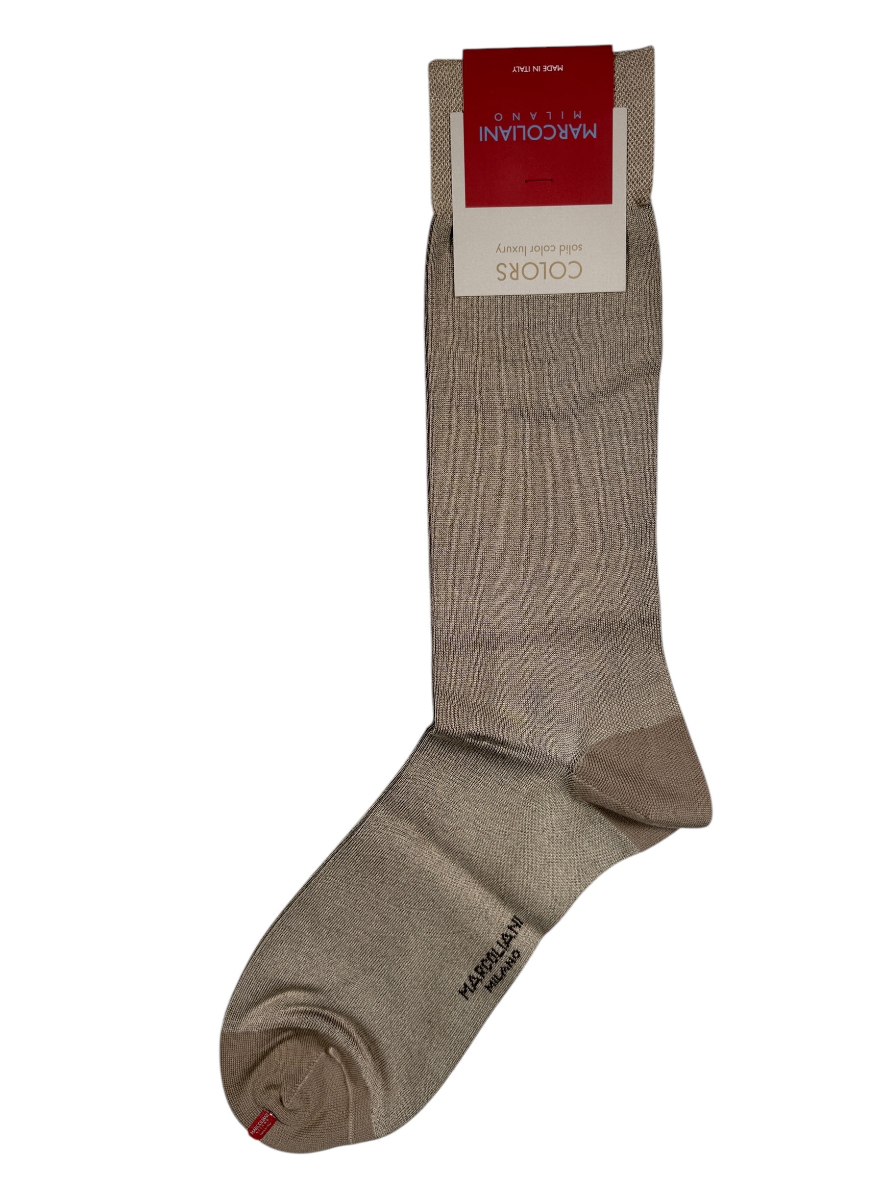 MARCOLIANI CLASSIC SOLID SOCK - BEIGE