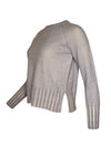 AROVESCIO ROUND NECK OVERDYE SWEATER - ARTIC