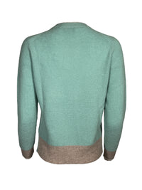 KINROSS THERMAL TIPPED CREW SWEATER - SPA