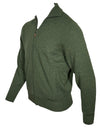 ALAN PAINE BALLATER 1/4 ZIP SWEATER - ROSEMARY