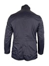 MANTO REVERSIBLE SPORT TO FIELD JACKET - NAVY & BROWN MIX