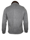 MANTO KNIT CASHMERE BLEND OVERSHIRT JACKET - GREY MARL