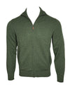 ALAN PAINE BALLATER 1/4 ZIP SWEATER - ROSEMARY