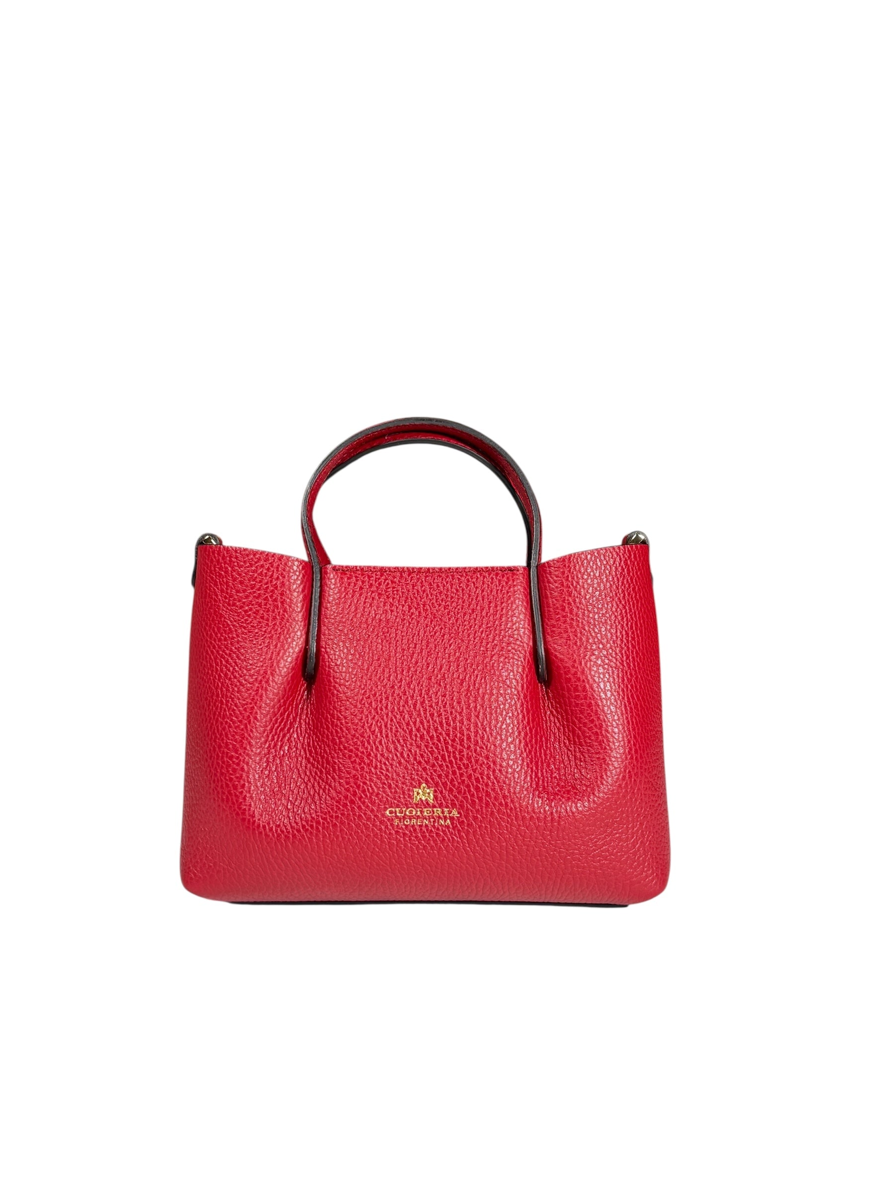 CUOIERIA FIORENTINA CANDY MINI TOTE - CHERRY