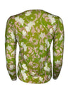 IN BED WITH YOU WOOL CREW NECK SWEATER - GREEN FLORAL