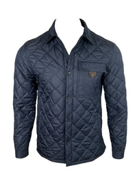 WATERVILLE QUILTED SHIRT JACKET - NAVY