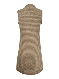 D.EXTERIOR SLEEVELESS KNIT DRESS - NOCCIOLA