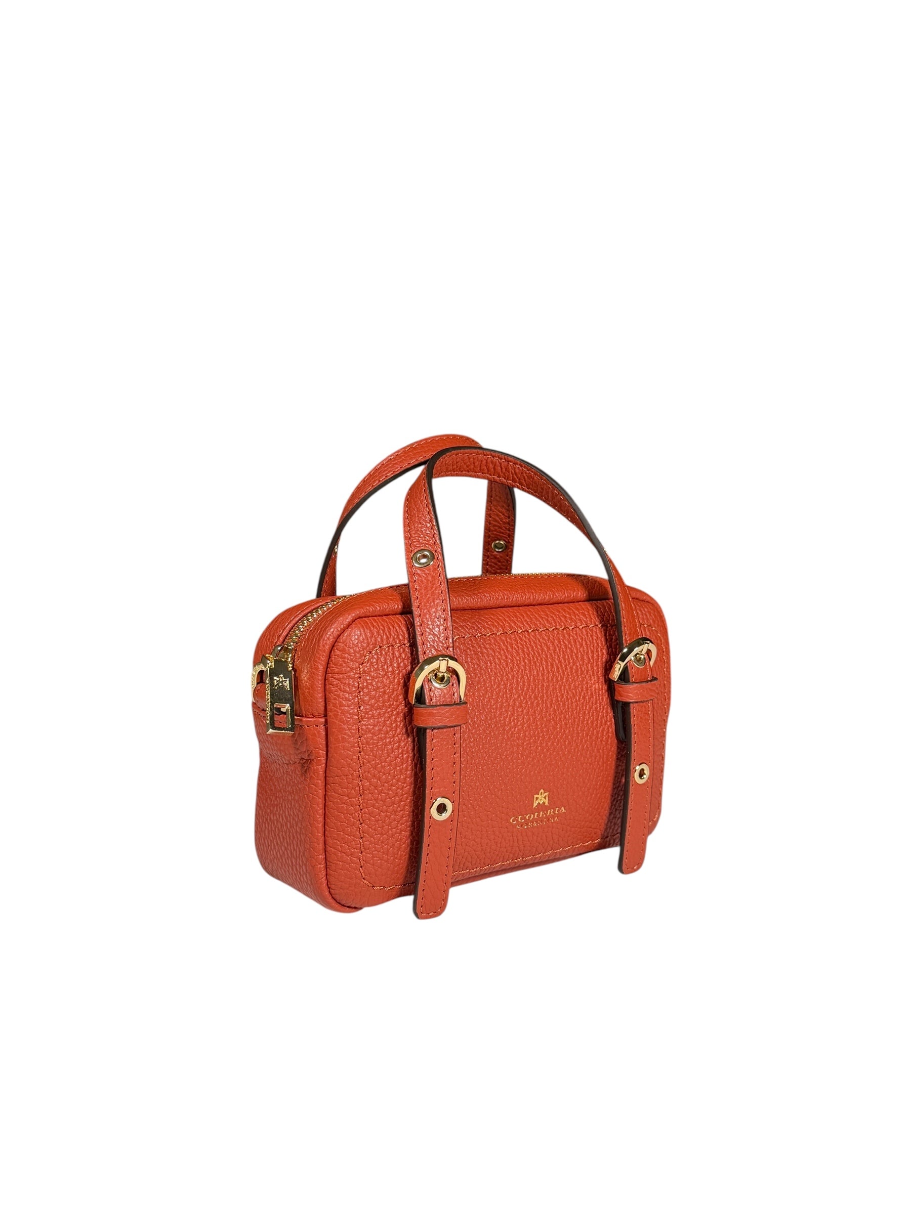 CUOIERIA FIORENTINA EVA SOFT MINI DUFFLE BAG - BRICK