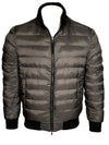 ZEROSETTANTA STUDIO MEN'S NUBUCK REVERSIBLE JACKET - BROWN