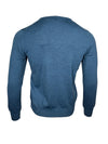 BUTTON DOWN MERINO V-NECK SWEATER - TOURMALINE