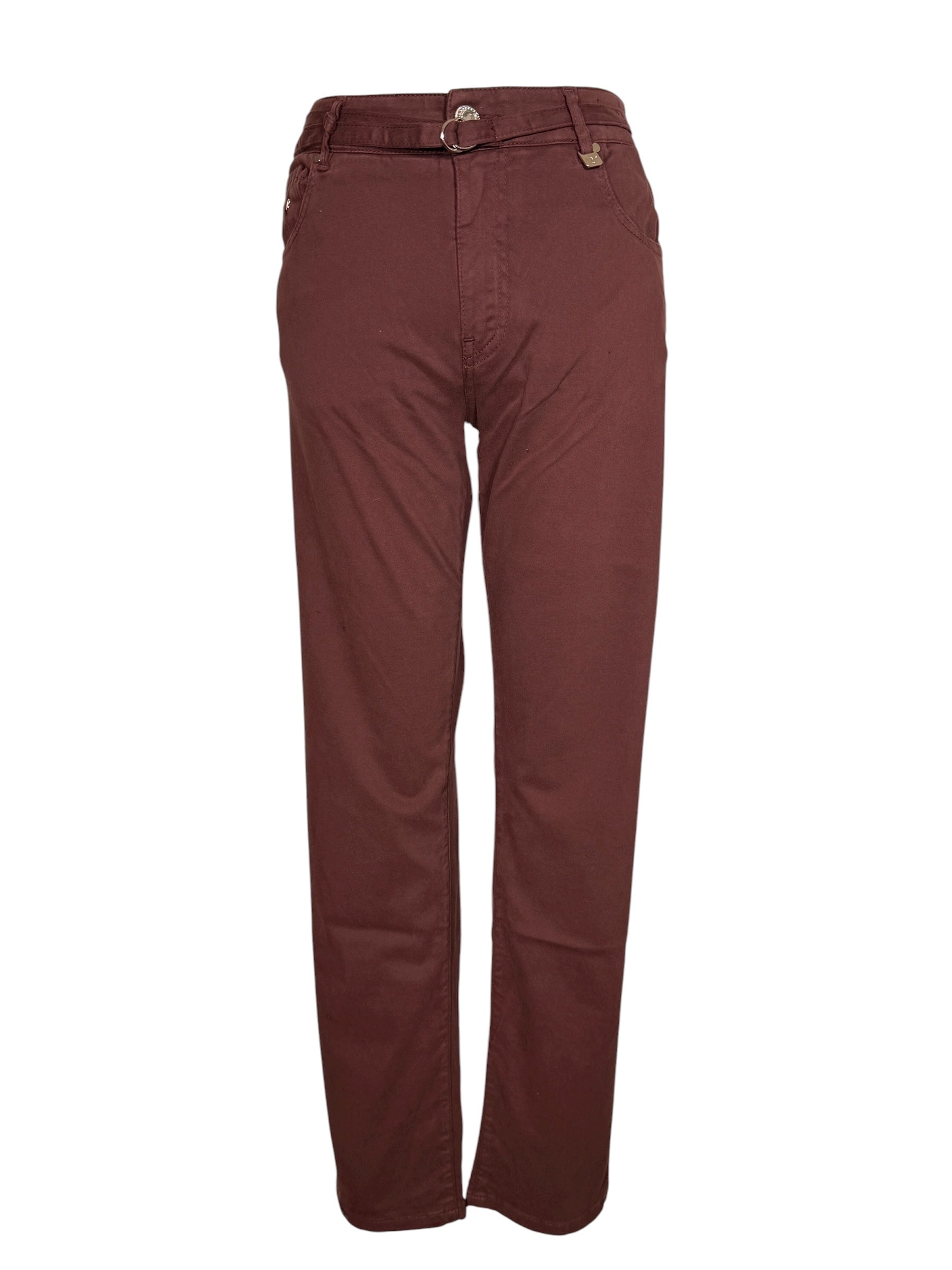 TRAMAROSSA WOMEN'S VELVET PANT - BORDEAUX
