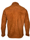 MANTO SUEDE JACKET - TOBACCO