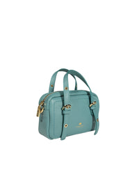 CUOIERIA FIORENTINA EVA SOFT MINI DUFFLE BAG - PAVONE