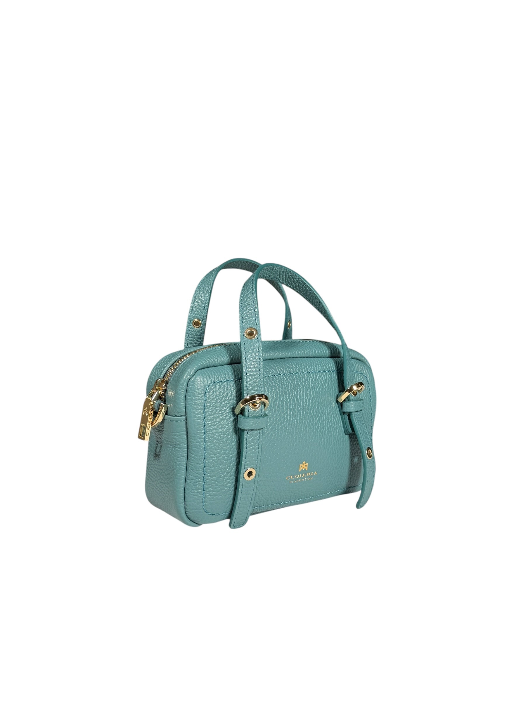 CUOIERIA FIORENTINA EVA SOFT MINI DUFFLE BAG - PAVONE