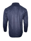 OARS & OLD IVY WOOL SHIRT JACKET - NAVY